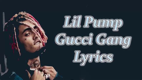 lil pump gucci gang lyric|gucci gang lyrics copy paste.